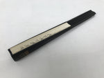 Chinese Paper Folding Fan Sensu Bamboo Frame White Black Kanji Grand Canal 5D91-AD - Fan-chidorivintage.com