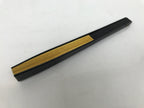Japanese Paper Folding Fan Sensu Vtg Black Metal Frame Decorative Gold 5D46-AD - Fan-chidorivintage.com