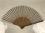 Japanese Paper Folding Fan Vtg Sensu Bamboo Frame Blue Pond Dragonflies 5D50-AD - Fan-chidorivintage.com
