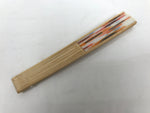 Japanese Fabric Folding Fan Sensu Vtg Bamboo Frame Sunflowers Himawari 5D56-AD - Fan-chidorivintage.com