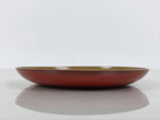 Japanese Lacquer Replica Resin Meimeizara Small Plate Tea Ceremony Floral L655-KT - Lacquerware-chidorivintage.com