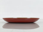 Japanese Lacquer Replica Resin Meimeizara Small Plate Tea Ceremony Floral L656-KT - Lacquerware-chidorivintage.com