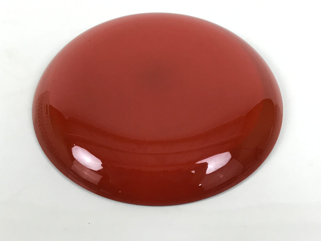 Japanese Lacquer Replica Resin Meimeizara Small Plate Tea Ceremony Floral L657-KT - Lacquerware-chidorivintage.com