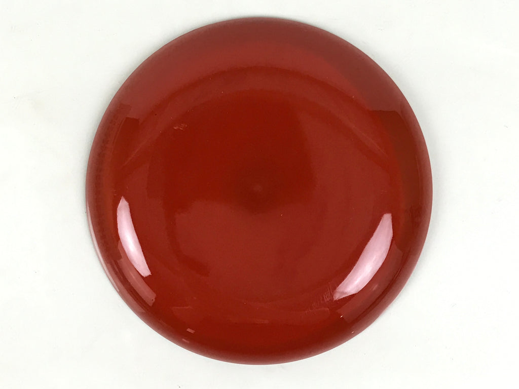 Japanese Lacquer Replica Resin Meimeizara Small Plate Tea Ceremony Floral L657-KT - Lacquerware-chidorivintage.com