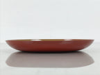 Japanese Lacquer Replica Resin Meimeizara Small Plate Tea Ceremony Floral L657-KT - Lacquerware-chidorivintage.com