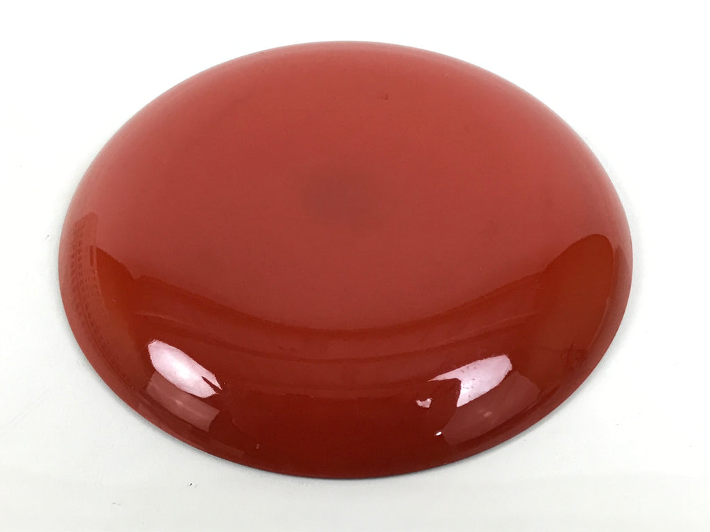 Japanese Lacquer Replica Resin Meimeizara Small Plate Tea Ceremony Floral L658-KT - Lacquerware-chidorivintage.com