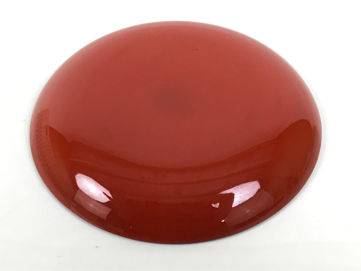 Japanese Lacquer Replica Resin Meimeizara Small Plate Tea Ceremony Floral L658-KT - Lacquerware-chidorivintage.com