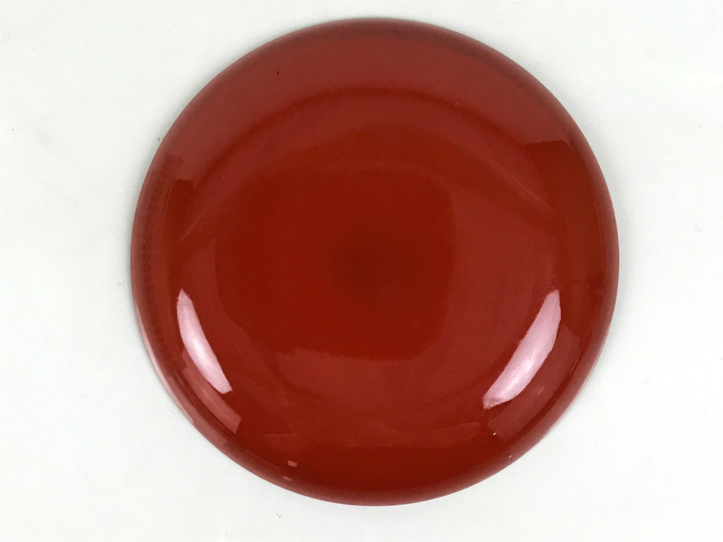 Japanese Lacquer Replica Resin Meimeizara Small Plate Tea Ceremony Floral L658-KT - Lacquerware-chidorivintage.com