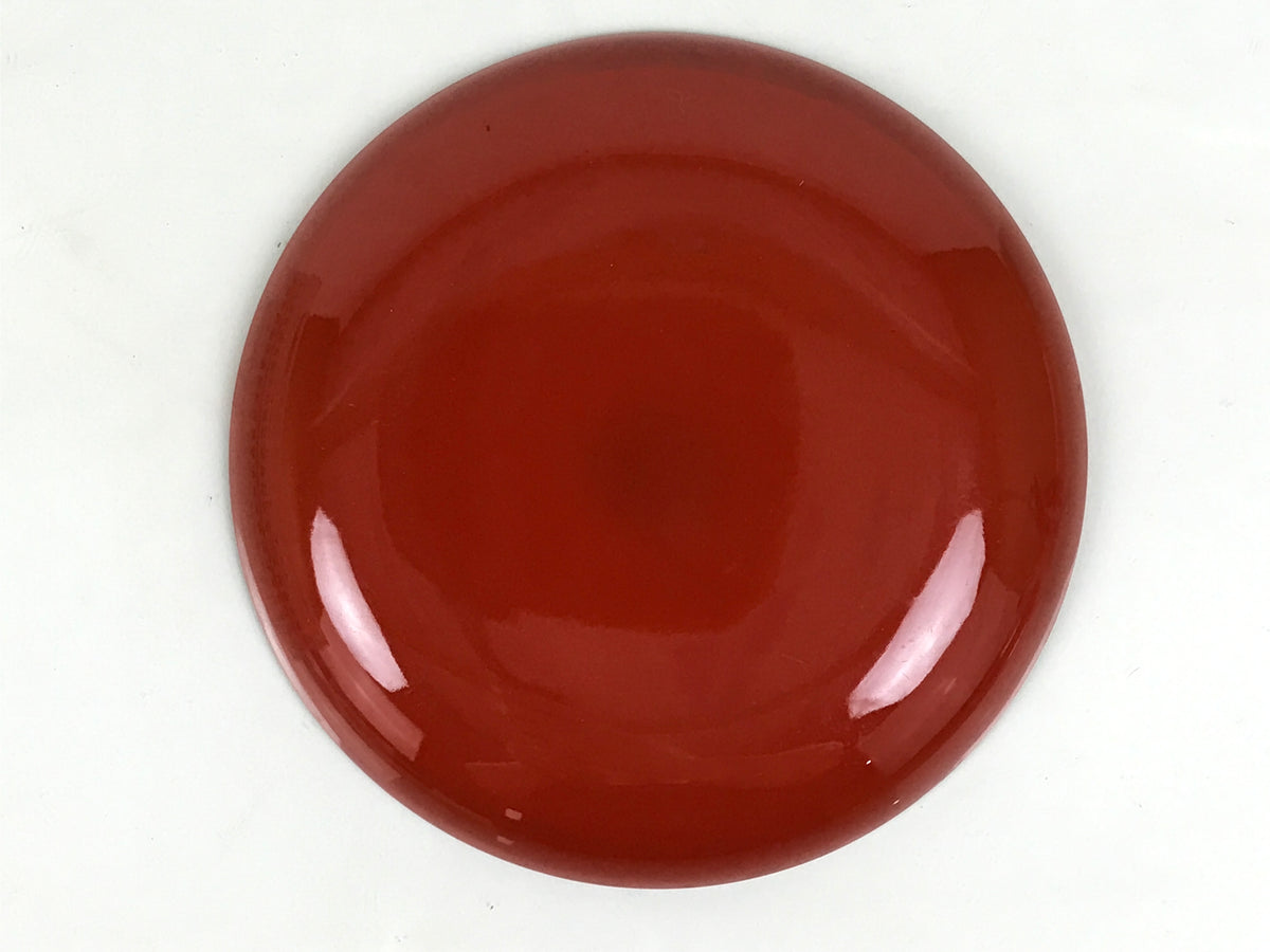 Japanese Lacquer Replica Resin Meimeizara Small Plate Tea Ceremony Floral L658-KT - Lacquerware-chidorivintage.com