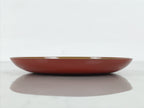 Japanese Lacquer Replica Resin Meimeizara Small Plate Tea Ceremony Floral L658-KT - Lacquerware-chidorivintage.com