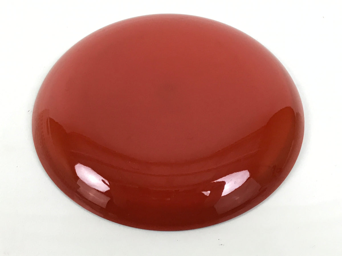 Japanese Lacquer Replica Resin Meimeizara Small Plate Tea Ceremony Floral L659-KT - Lacquerware-chidorivintage.com