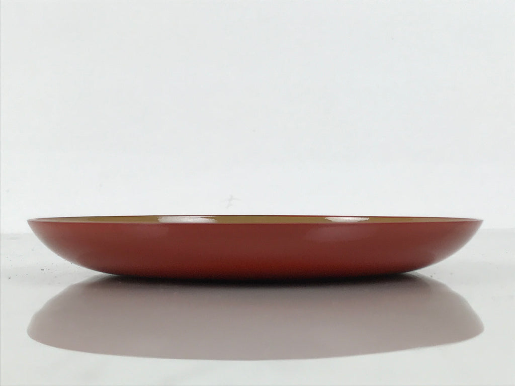 Japanese Lacquer Replica Resin Meimeizara Small Plate Tea Ceremony Floral L659-KT - Lacquerware-chidorivintage.com