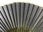 Japanese Fabric Folding Fan Sensu Vtg Bamboo Frame Purple Blue Gradient 5D62-AD - Fan-chidorivintage.com