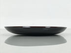 Japanese Lacquered Wooden Meimeizara Small Plate Vtg Tea Ceremony Brown L647-KT - Lacquerware-chidorivintage.com