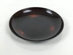 Japanese Lacquered Wooden Meimeizara Small Plate Vtg Tea Ceremony Brown L648-KT - Lacquerware-chidorivintage.com