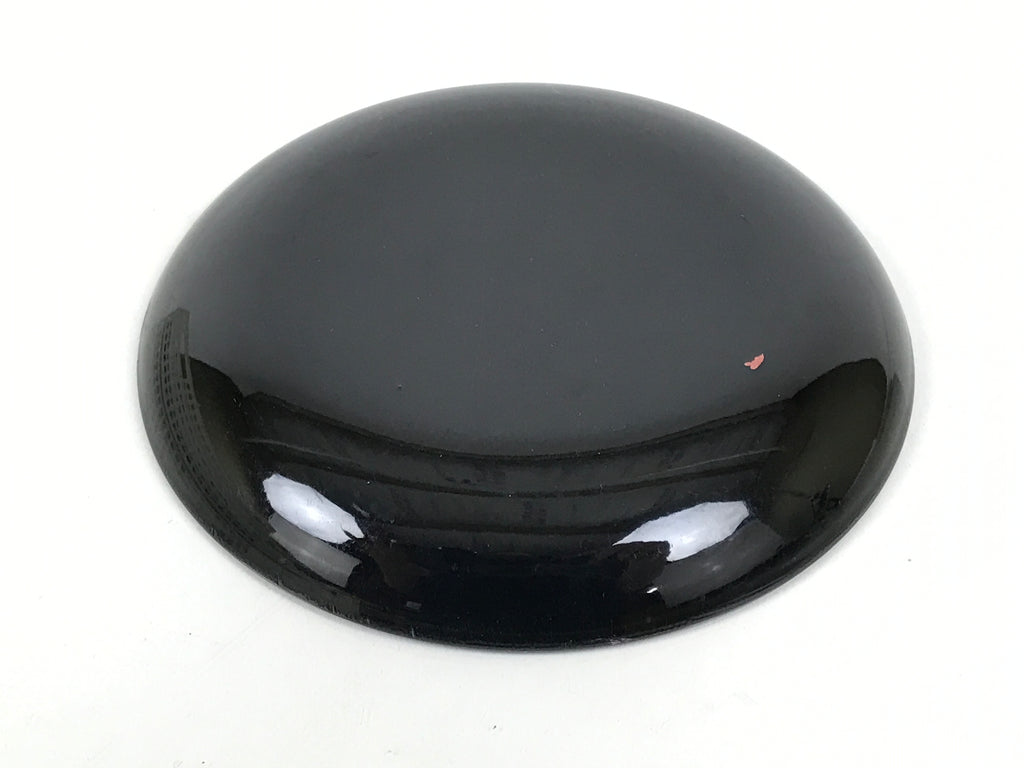 Japanese Lacquered Wooden Meimeizara Small Plate Vtg Tea Ceremony Brown L645-KT - Lacquerware-chidorivintage.com
