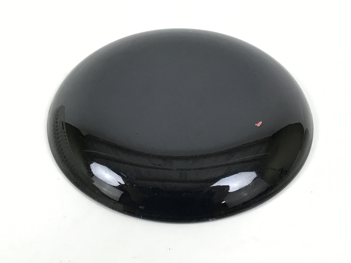 Japanese Lacquered Wooden Meimeizara Small Plate Vtg Tea Ceremony Brown L645-KT - Lacquerware-chidorivintage.com