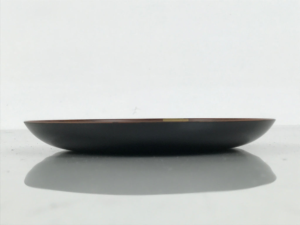 Japanese Lacquer Replica Resin Meimeizara Small Plate Tea Ceremony Bamboo L650-KT - Lacquerware-chidorivintage.com