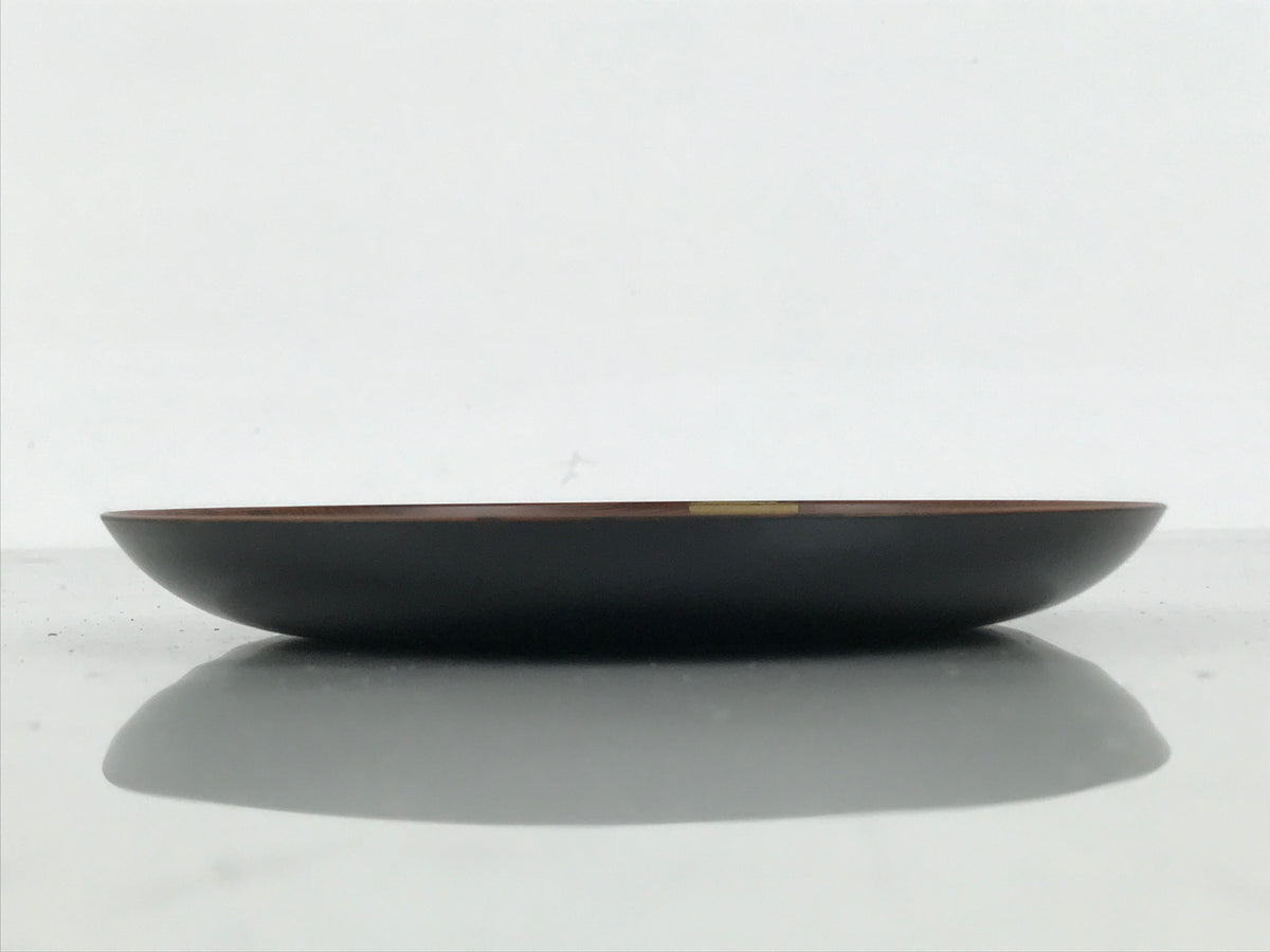 Japanese Lacquer Replica Resin Meimeizara Small Plate Tea Ceremony Bamboo L650-KT - Lacquerware-chidorivintage.com