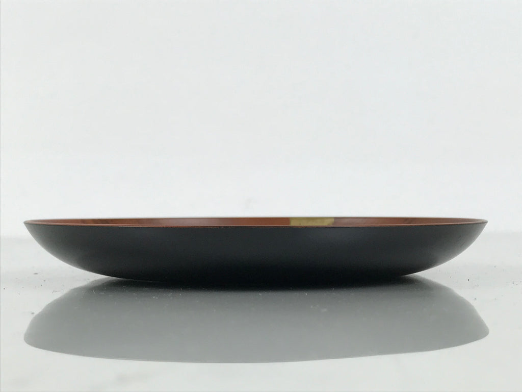 Japanese Lacquer Replica Resin Meimeizara Small Plate Tea Ceremony Bamboo L651-KT - Lacquerware-chidorivintage.com