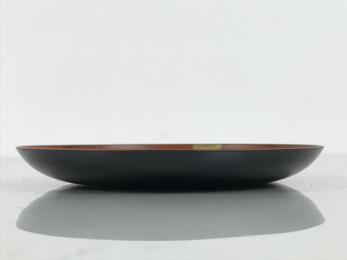Japanese Lacquer Replica Resin Meimeizara Small Plate Tea Ceremony Bamboo L651-KT - Lacquerware-chidorivintage.com