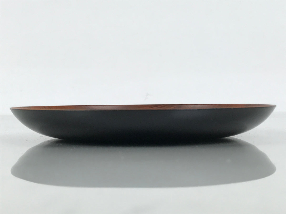 Japanese Lacquer Replica Resin Meimeizara Small Plate Tea Ceremony Bamboo L652-KT - Lacquerware-chidorivintage.com