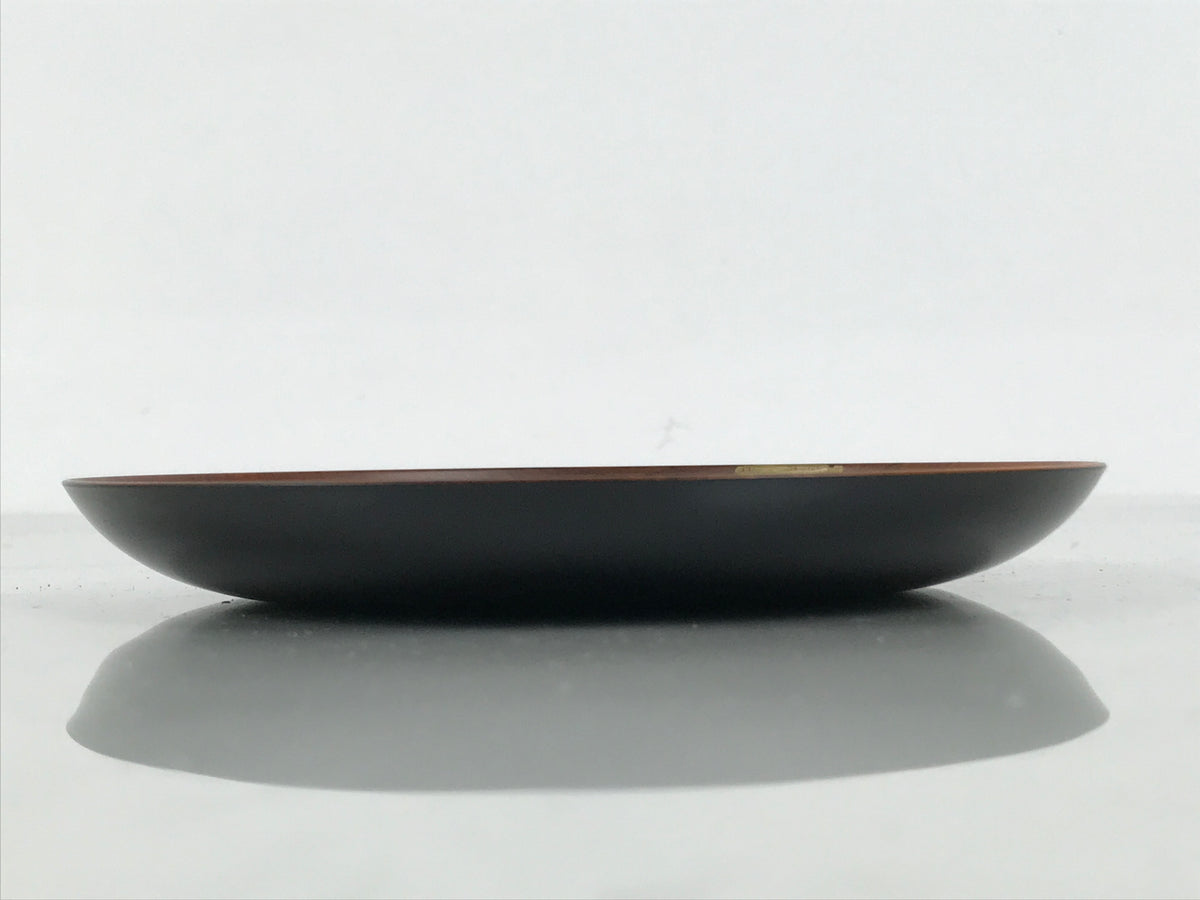Japanese Lacquer Replica Resin Meimeizara Small Plate Tea Ceremony Bamboo L652-KT - Lacquerware-chidorivintage.com