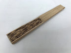 Japanese Fabric Folding Fan Sensu Vtg Bamboo Frame Brown Cheetah Print 5D66-AD - Fan-chidorivintage.com