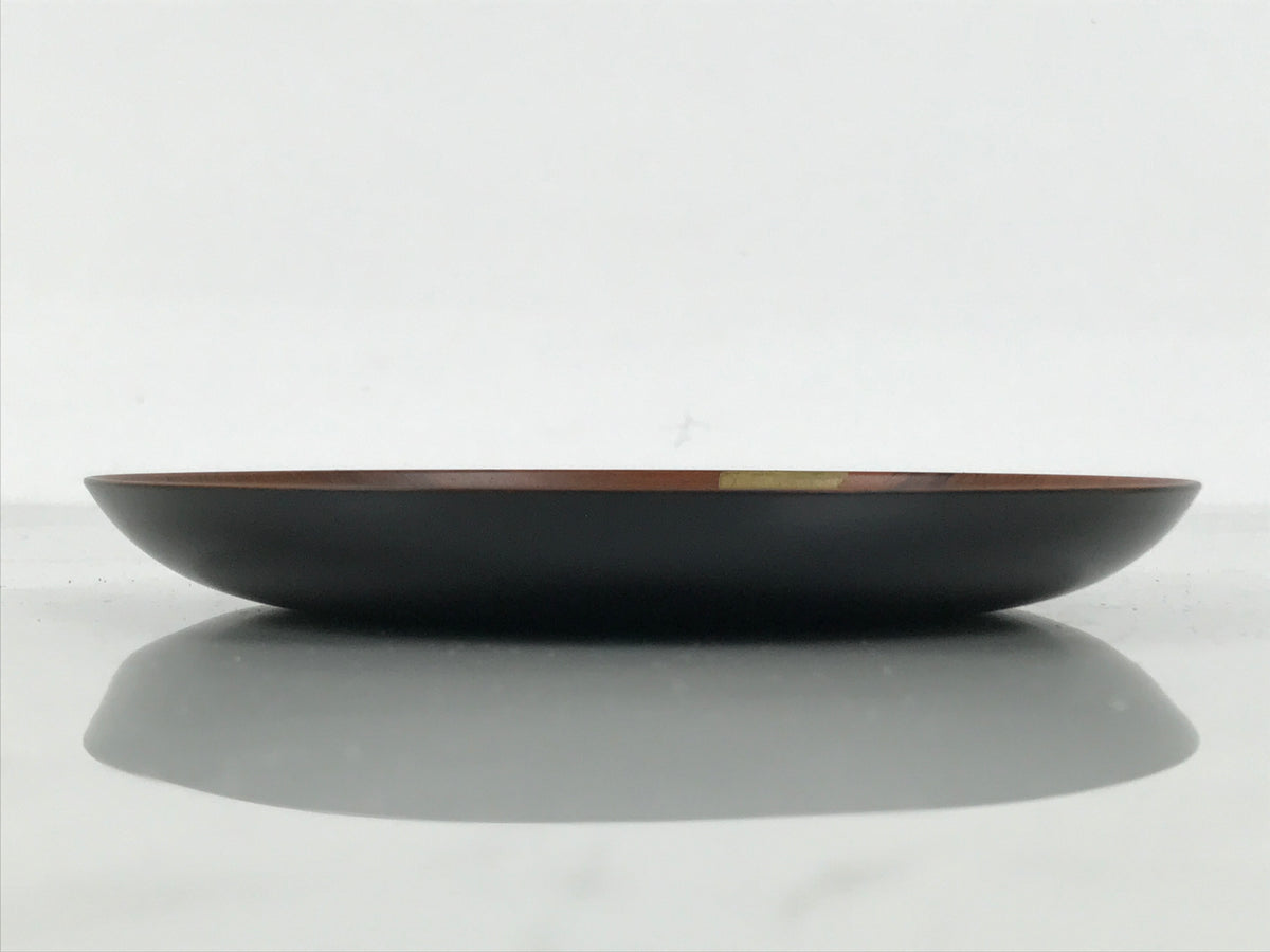 Japanese Lacquer Replica Resin Meimeizara Small Plate Tea Ceremony Bamboo L653-KT - Lacquerware-chidorivintage.com