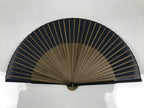 Japanese Fabric Folding Fan Sensu Vtg Bamboo Frame Blue Horse Shippo Design 5D67-AD - Fan-chidorivintage.com