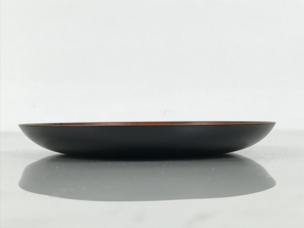 Japanese Lacquer Replica Resin Meimeizara Small Plate Tea Ceremony Bamboo L653-KT - Lacquerware-chidorivintage.com