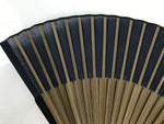 Japanese Fabric Folding Fan Sensu Vtg Bamboo Frame Blue Horse Shippo Design 5D67-AD - Fan-chidorivintage.com