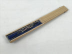 Japanese Fabric Folding Fan Sensu Vtg Bamboo Frame Cherry Bossoms Blue 5D69-AD - Fan-chidorivintage.com