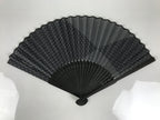 Japanese Fabric Folding Fan Sensu Bamboo Frame Traditional Shippo Design 5D70-AD - Fan-chidorivintage.com