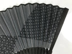 Japanese Fabric Folding Fan Sensu Bamboo Frame Traditional Shippo Design 5D70-AD - Fan-chidorivintage.com