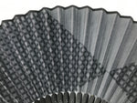 Japanese Fabric Folding Fan Sensu Bamboo Frame Traditional Shippo Design 5D70-AD - Fan-chidorivintage.com