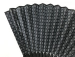 Japanese Fabric Folding Fan Sensu Bamboo Frame Traditional Shippo Design 5D70-AD - Fan-chidorivintage.com
