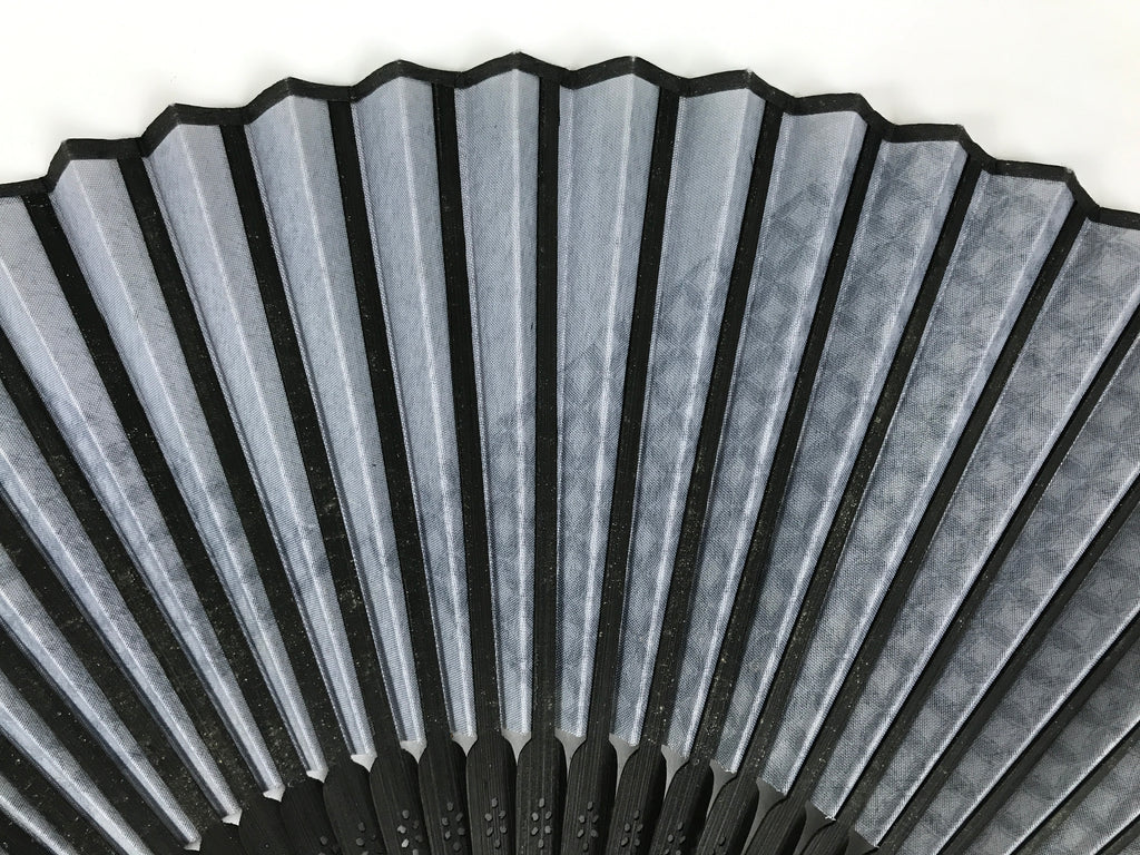 Japanese Fabric Folding Fan Sensu Bamboo Frame Traditional Shippo Design 5D70-AD - Fan-chidorivintage.com