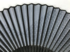 Japanese Fabric Folding Fan Sensu Bamboo Frame Traditional Shippo Design 5D70-AD - Fan-chidorivintage.com