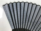 Japanese Fabric Folding Fan Sensu Bamboo Frame Traditional Shippo Design 5D70-AD - Fan-chidorivintage.com