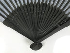 Japanese Fabric Folding Fan Sensu Bamboo Frame Traditional Shippo Design 5D70-AD - Fan-chidorivintage.com
