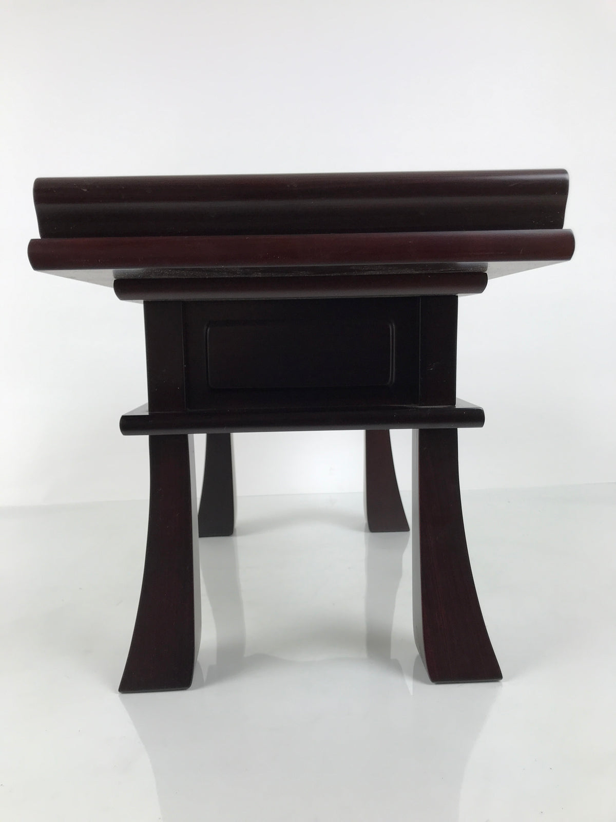 Japanese Buddhist Altar Fitting Lacquer Kyozukue Vtg Offering Table Brown BT44-OT - Buddhist-chidorivintage.com