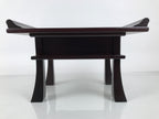 Japanese Buddhist Altar Fitting Lacquer Kyozukue Vtg Offering Table Brown BT44-OT - Buddhist-chidorivintage.com