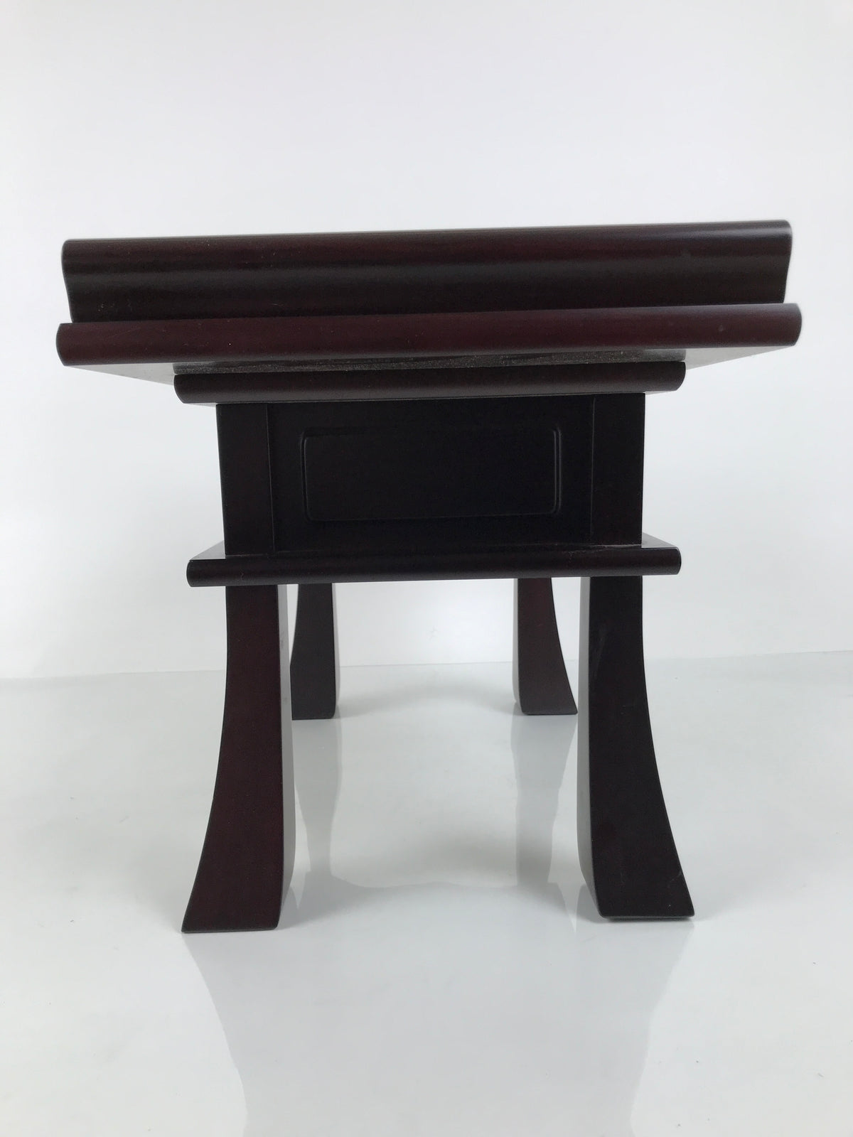 Japanese Buddhist Altar Fitting Lacquer Kyozukue Vtg Offering Table Brown BT44-OT - Buddhist-chidorivintage.com