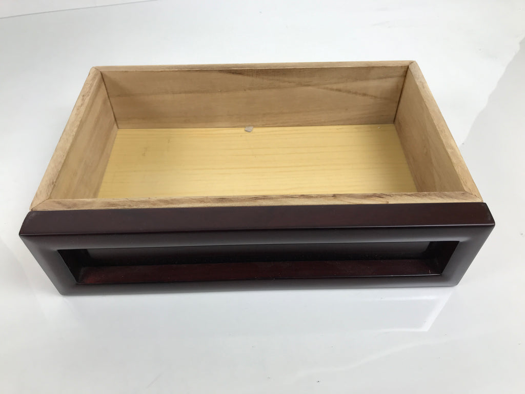 Japanese Buddhist Altar Fitting Lacquer Kyozukue Vtg Offering Table Brown BT44-OT - Buddhist-chidorivintage.com