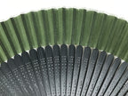 Japanese Fabric Folding Fan Sensu Vtg Bamboo Cutout Frame Solid Dark Green 5D72-AD - Fan-chidorivintage.com