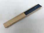 Japanese Fabric Folding Fan Sensu Vtg Bamboo Frame Mt. Fuji Blue Fujisan 5D74-AD - Fan-chidorivintage.com