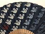 Japanese Fabric Folding Fan Sensu Bamboo Frame Tokyo Disney Mickey Blue 5D77-AD - Fan-chidorivintage.com