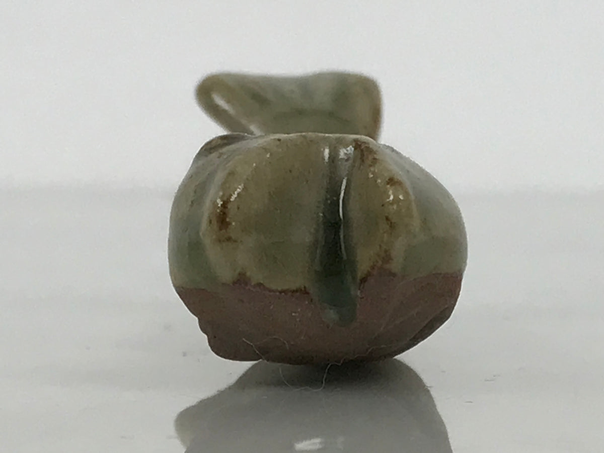 Japanese Ceramic Chopstick Rest Hashioki Vtg Utensil Holder Green Fish CR275-KT - Chopstick Holder-chidorivintage.com