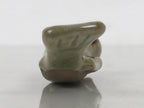 Japanese Ceramic Chopstick Rest Hashioki Vtg Utensil Holder Green Fish CR276-KT - Chopstick Holder-chidorivintage.com